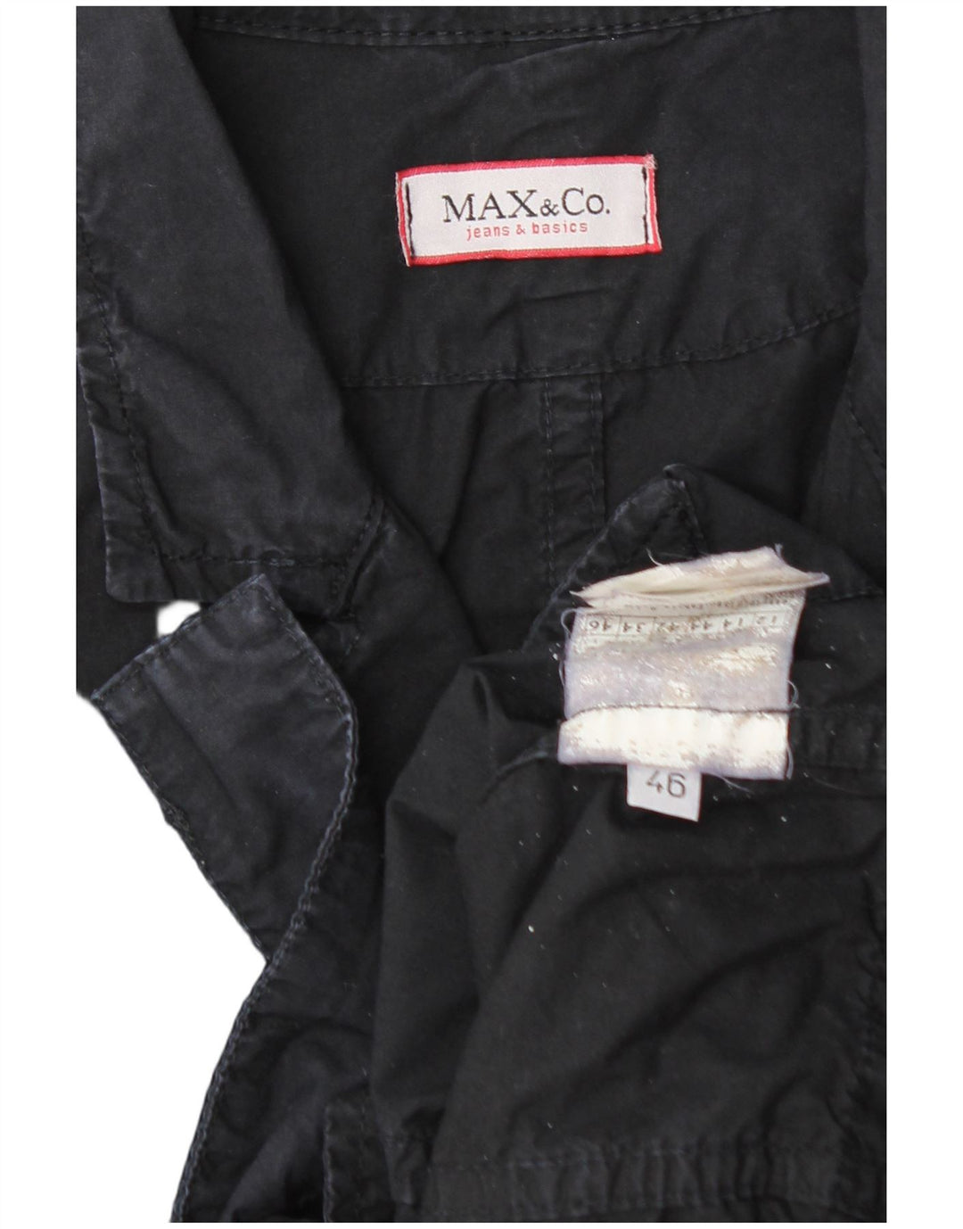 MAX & CO. Dame 3-knaps blazerjakke IT 46 Large Sort