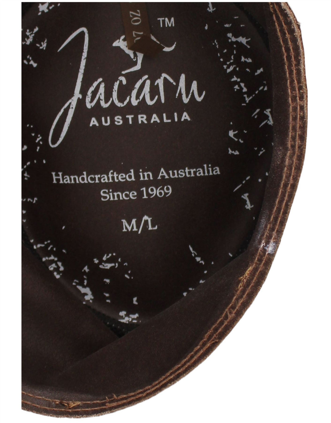 Jacaru Australia Cowboyhat i ruskind til mænd Medium/Large Brown Western