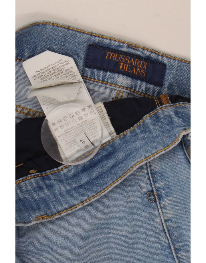 Trussardi Dame Slim Jeans W31 L32 Blå Polyester