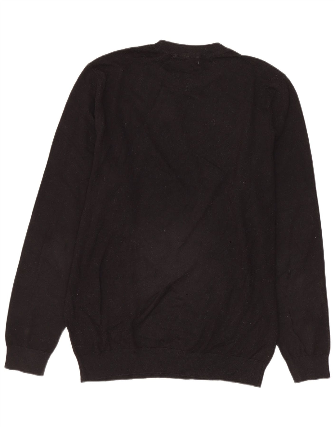 Zara dametrøjetrøje med rund hals DK 14 Medium Sort viskose