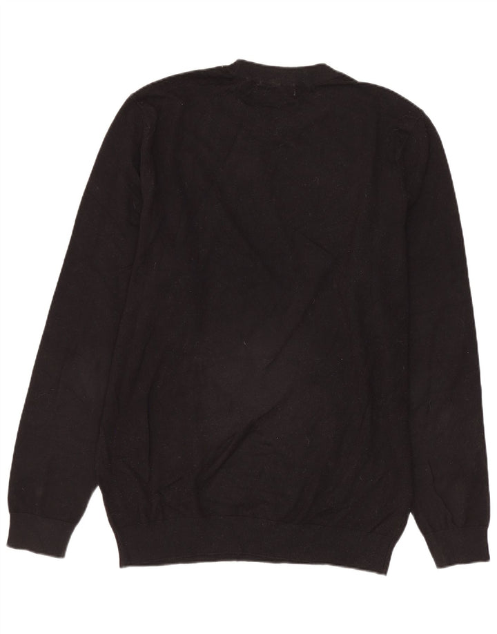 Zara dametrøjetrøje med rund hals DK 14 Medium Sort viskose