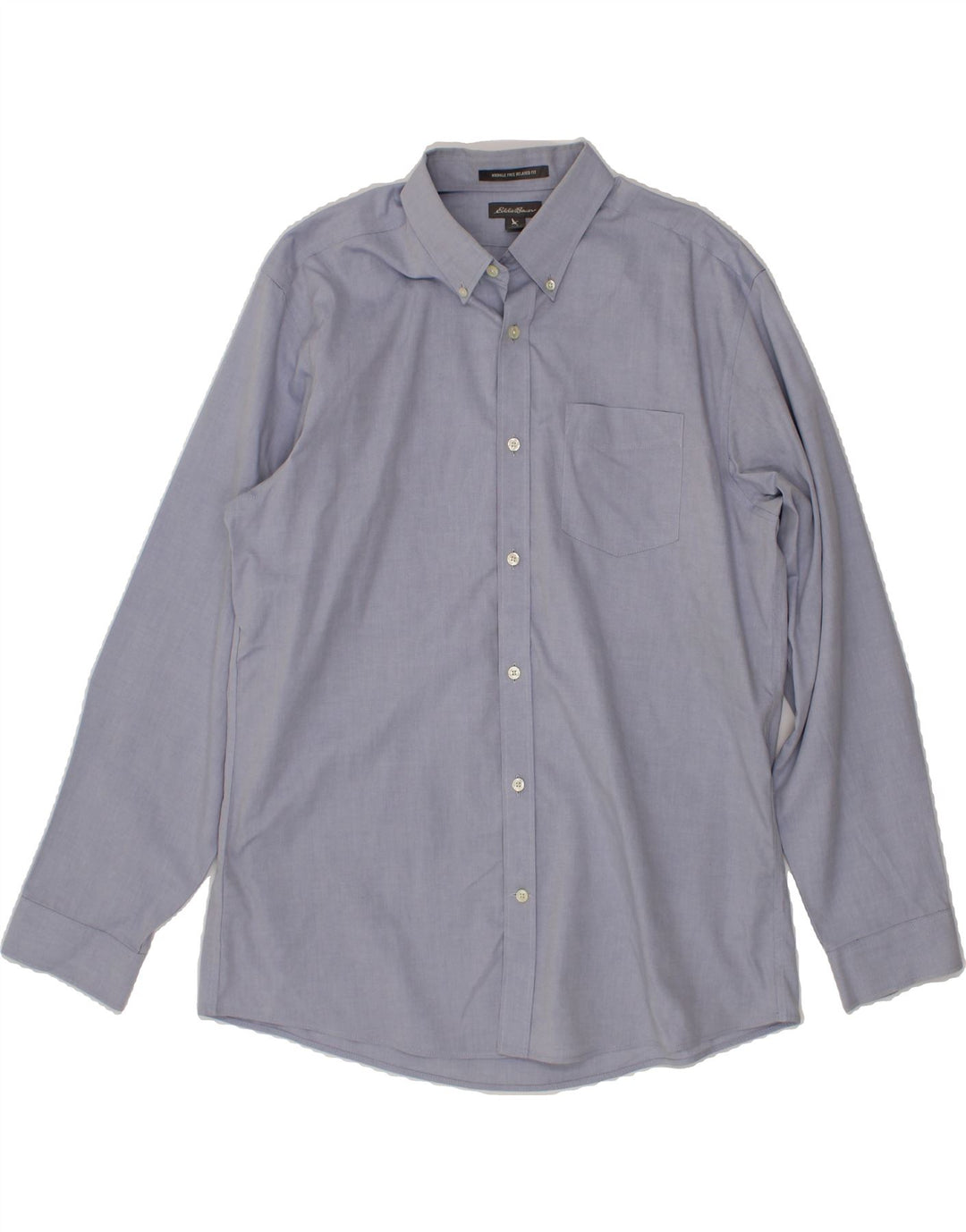 EDDIE BAUER Mens Relaxed Fit Shirt Large Grey Cotton Vintage Eddie Bauer and Second-Hand Eddie Bauer from Messina Hembry 