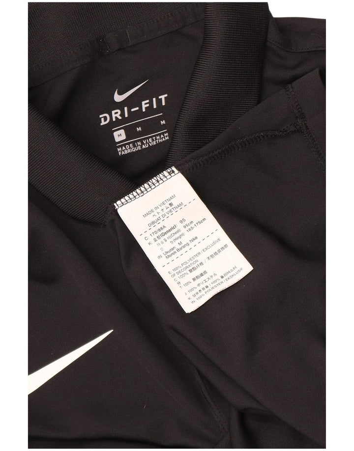 Nike grafisk poloshirt til mænd, medium sort polyester