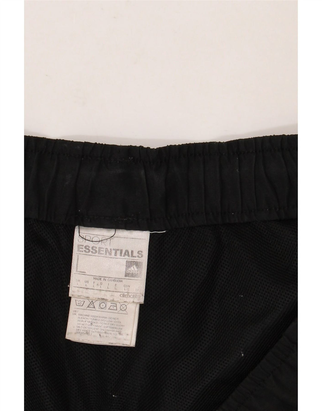 ADIDAS Herre Climalite Sportshorts Stor sort polyester