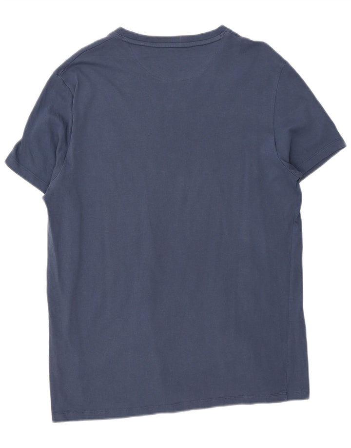 TIMBERLAND Mens Slim Fit T-Shirt Top XL Navy Blue