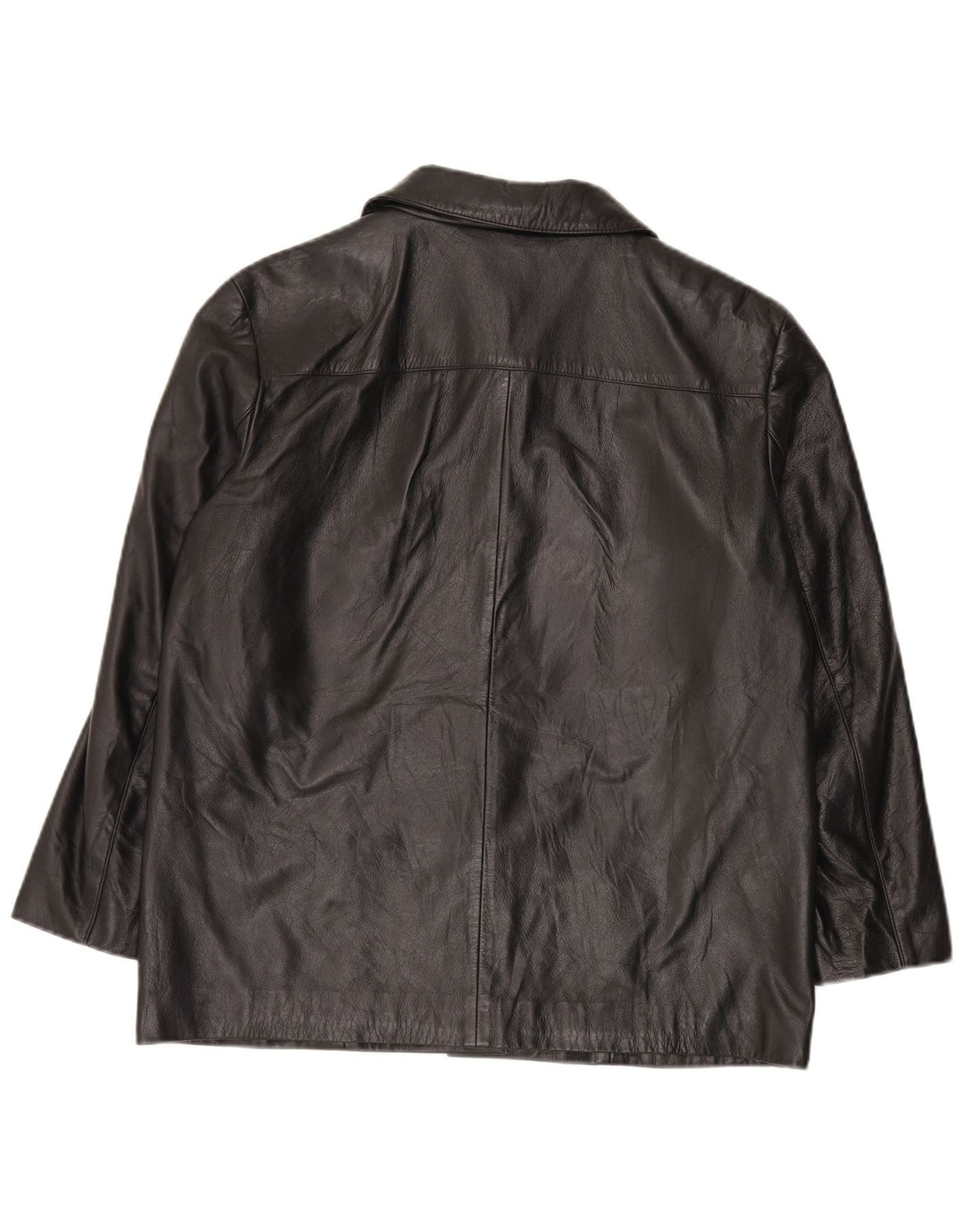 Vintage dame læderjakke EU 42 Large Black