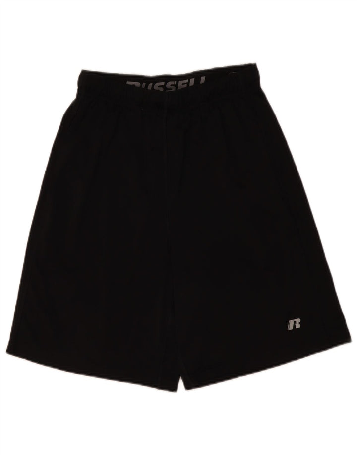 RUSSELL ATHLETIC Herre Dri-Power Sportshorts Små sorte polyester