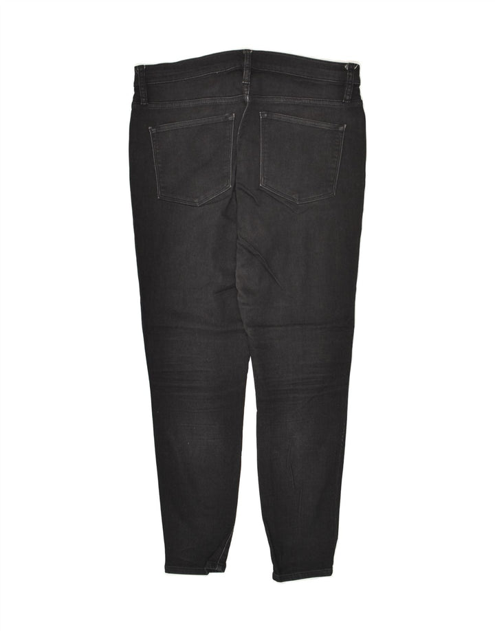 J. CREW Womens Skinny Jeans W32 L28 Black Cotton | Vintage J. Crew | Thrift | Second-Hand J. Crew | Used Clothing | Messina Hembry 