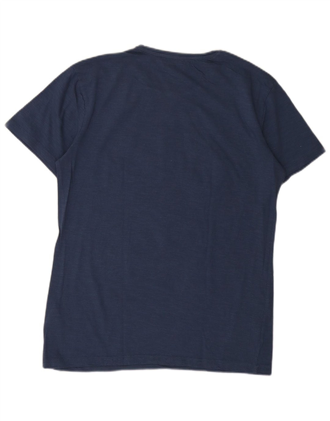 Gaudi Herre grafisk T-shirt Top Stor marineblå bomuld