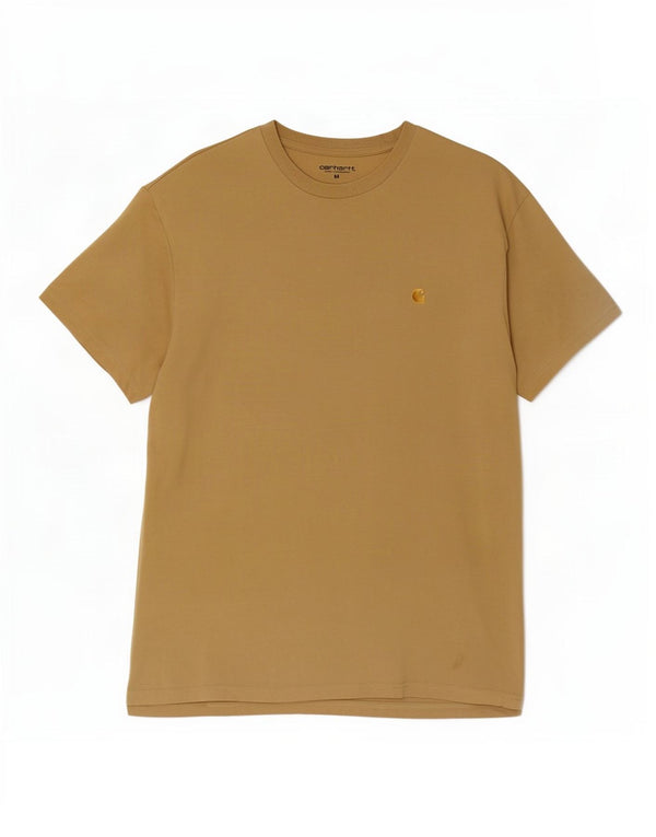 Carhartt Herre T-Shirt Top Medium Brun Bomuld