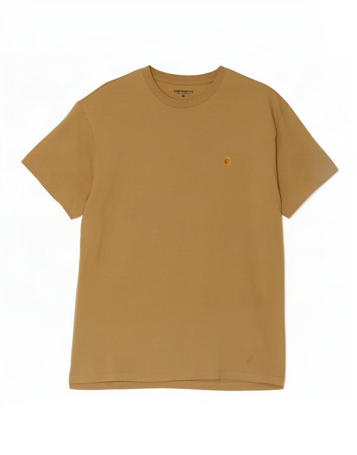 Carhartt Herre T-Shirt Top Medium Brun Bomuld