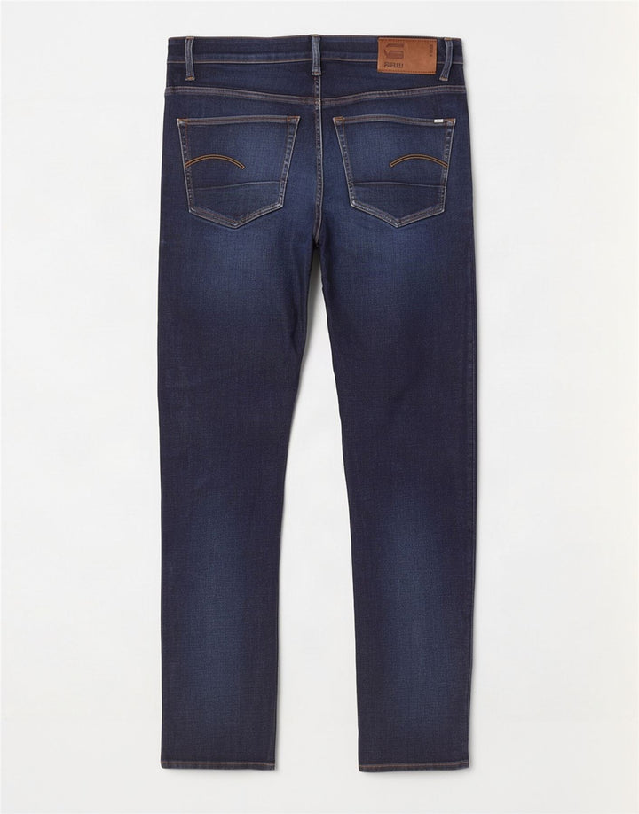 G-Star Herre 3301 Slim Jeans W34 L32 Marineblå Bomuld