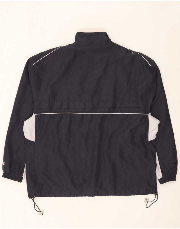 Champion Herre træningsdragt Topjakke Stor marineblå Colourblock Polyester