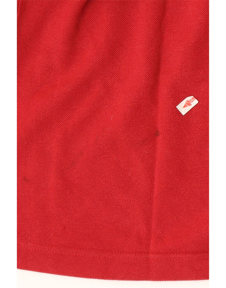 Boggi herre poloshirt XL rød bomuld