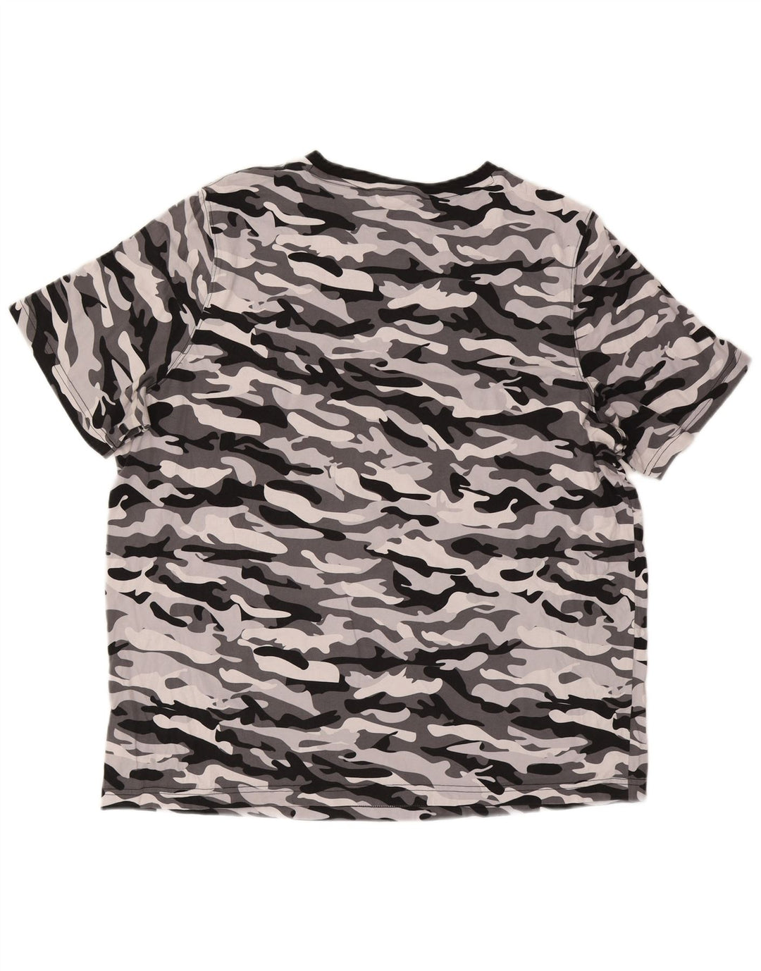 PUMA Herre T-Shirt Top 2XL Grå Camouflage Bomuld