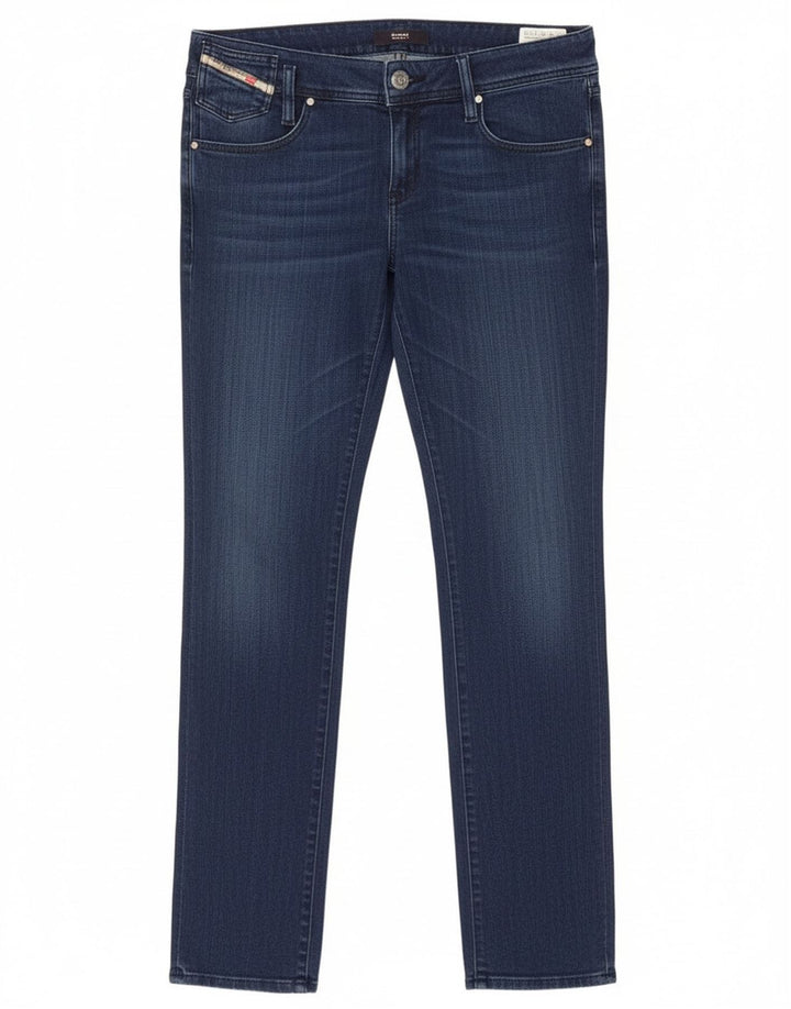 Diesel Dame Slim Jeans W32 L34 Blå Bomuld