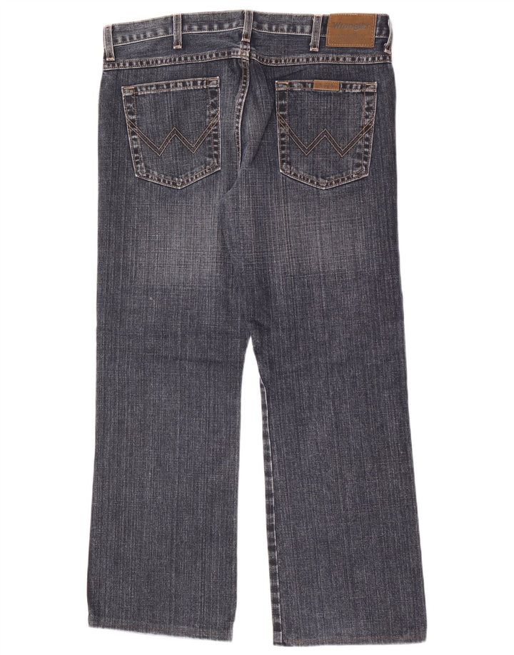 Wrangler Bootcut jeans til mænd W34 L30 blå bomuld