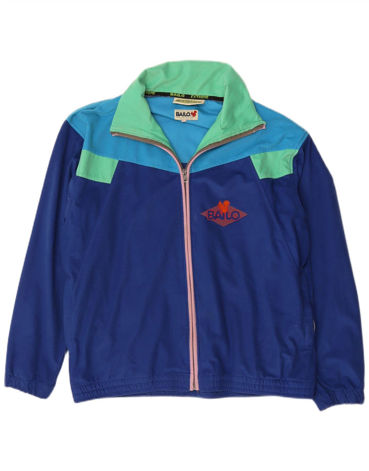 Bailo Herre træningsdragt Topjakke IT 54 XL Blå Colourblock Polyester