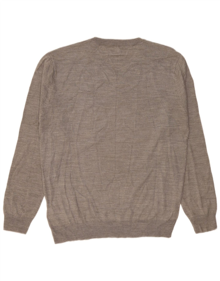 Pierre Cardin Herre V-hals sweater Stor Grå Akryl