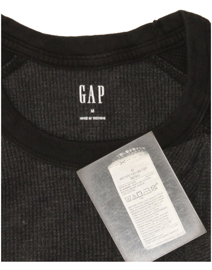 Gap Herre Sweatshirt Jumper Medium Grå Colourblock Bomuld