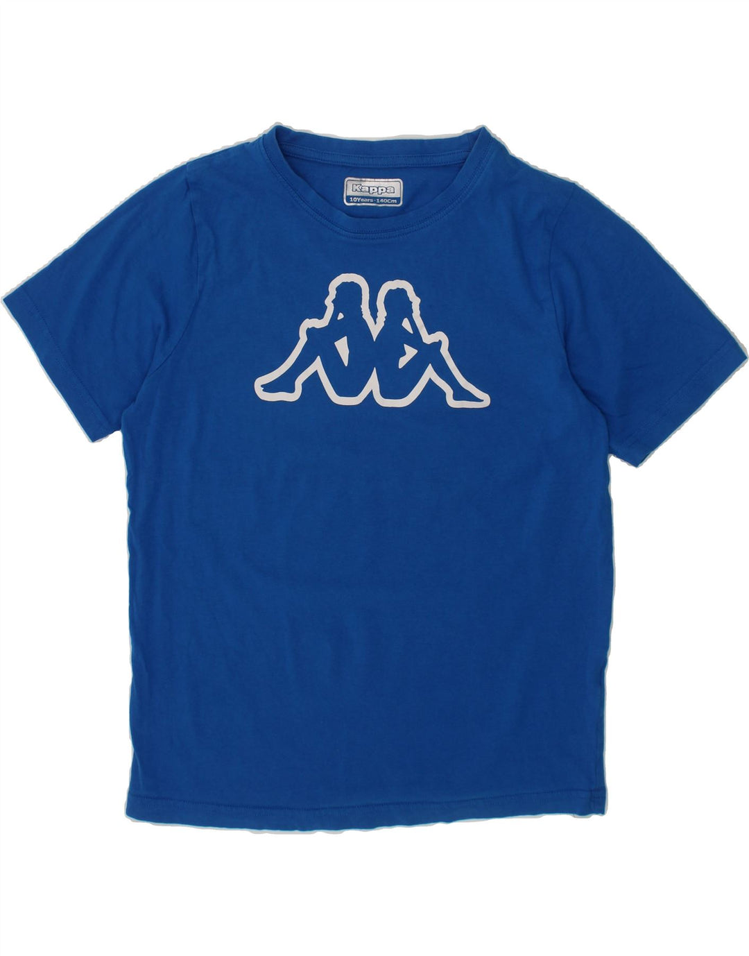 KAPPA Boys Graphic T-Shirt Top 9-10 Years Blue Vintage Kappa and Second-Hand Kappa from Messina Hembry 