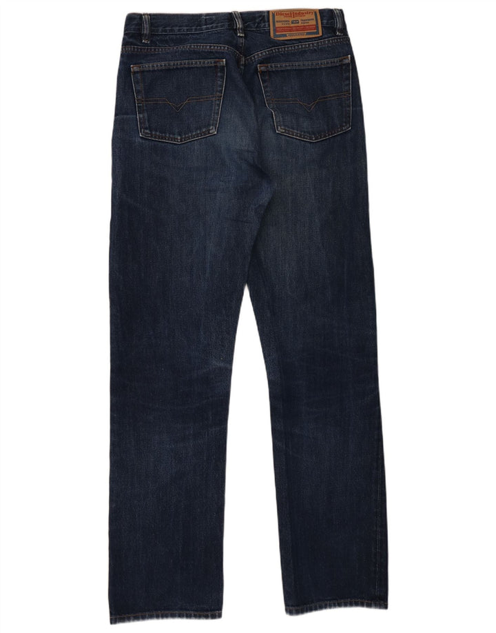 Diesel Straight Jeans til mænd W33 L32 Blå Bomuld