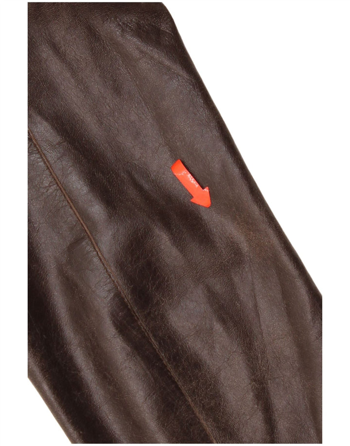 Massimo Rebecchi Dame 2 Knaps Blazer Jakke IT 46 Stor Brun