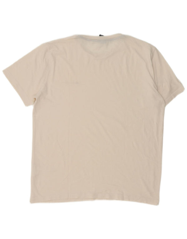 Champion Herre T-Shirt Top Stor Hvid Bomuld