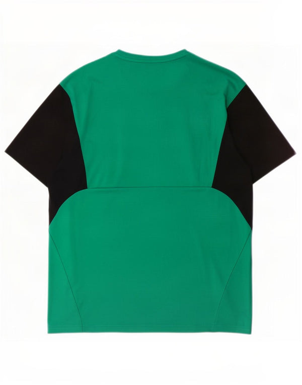 Puma Herre Cliftonville FC T-Shirt Top Stor Grøn Colourblock Polyester