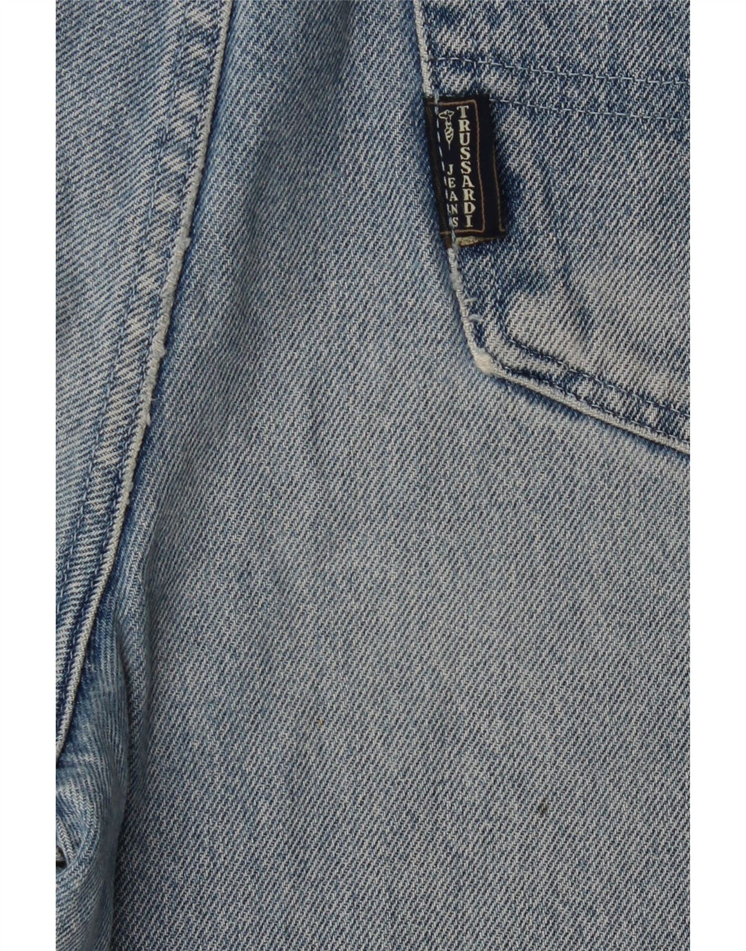 Trussardi Straight Jeans til mænd W34 L29 blå bomuld