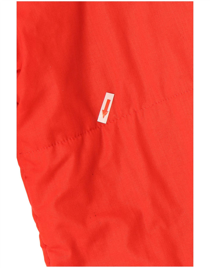 Wrangler Polstret hættejakke til kvinder UK 20 2XL Rød Colourblock