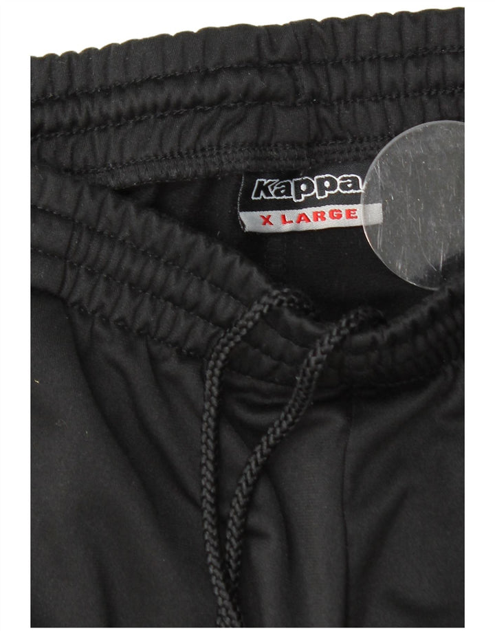 KAPPA Herre grafisk træningsdragt Bukser Joggers XL Sort Polyester
