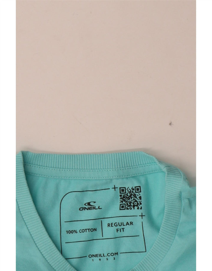 O'Neill Herre Regular Fit grafisk T-shirt top mellemblå bomuld