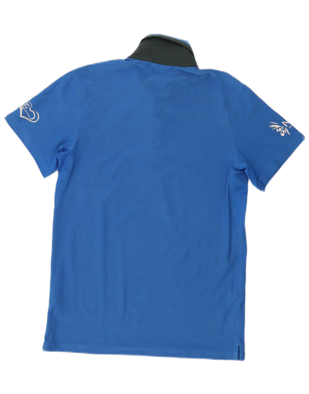 NIKE Dri Fit poloshirt til mænd, lille blå polyester
