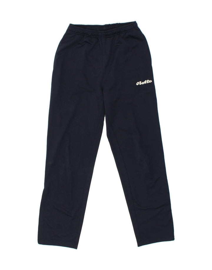 LOTTO Mens Tracksuit Trousers UK 36/38 Small Navy Blue Polyester | Vintage Lotto | Thrift | Second-Hand Lotto | Used Clothing | Messina Hembry 