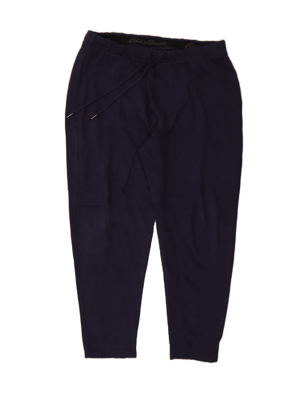 EDDIE BAUER Mens Tracksuit Trousers XL  Navy Blue Cotton Vintage Eddie Bauer and Second-Hand Eddie Bauer from Messina Hembry 
