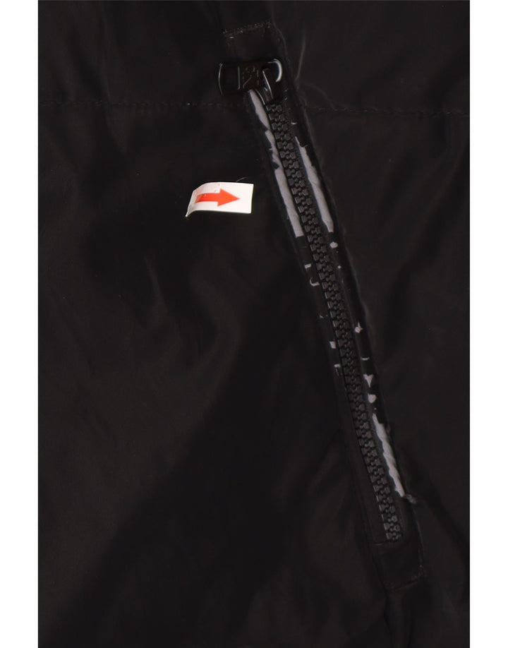 Calvin Klein Jeans Dame Oversized grafisk polstret jakke UK 10 Small Black