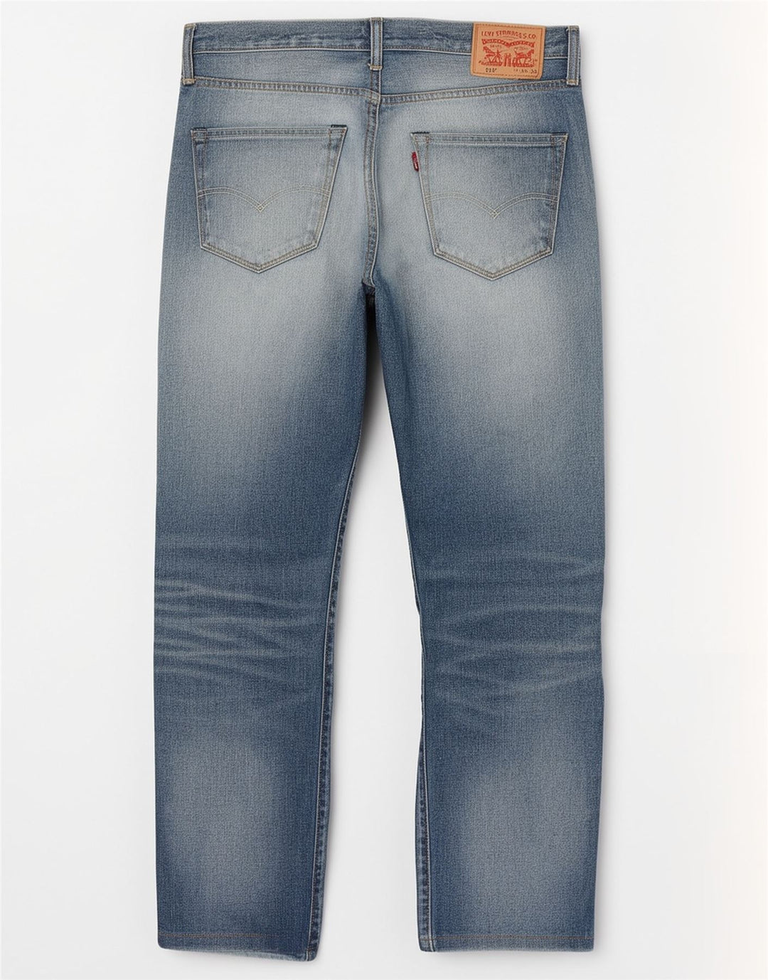 Levi's Herre 501 Straight Jeans W34 L28 Blå Bomuld