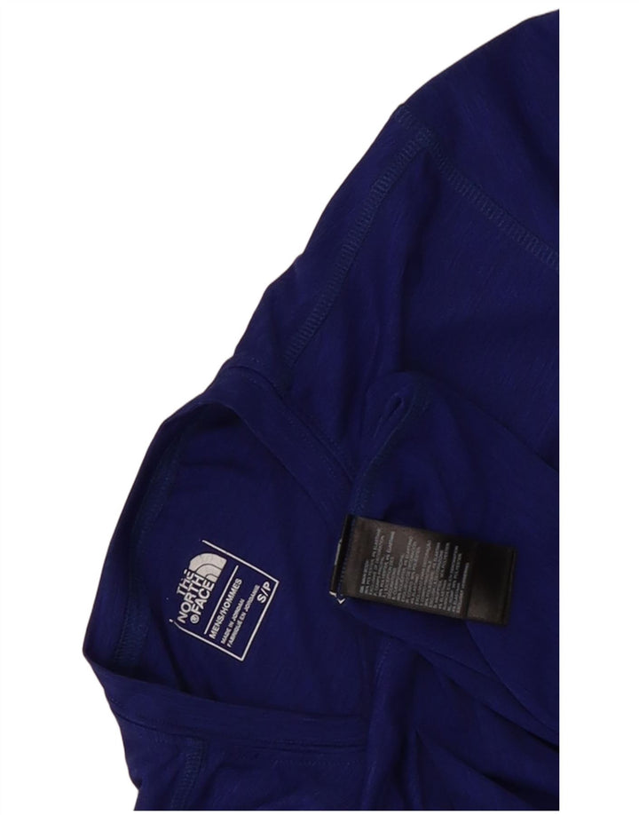 The North Face Herre T-Shirt Top Lille Blå Flecked Polyester