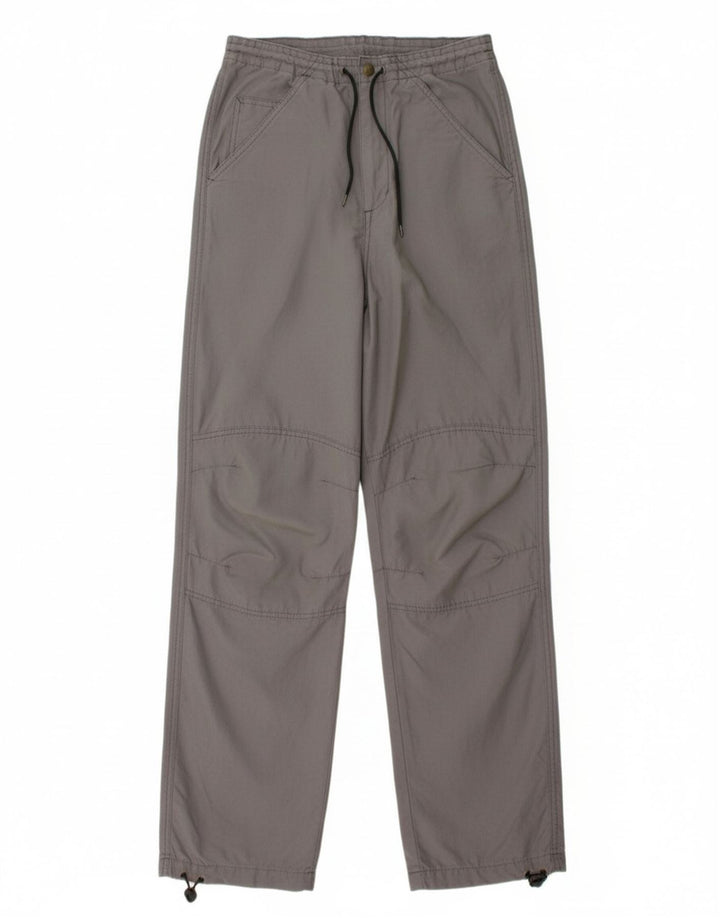 LEE Mens Straight Chino Trousers W28 L34 Grey Cotton