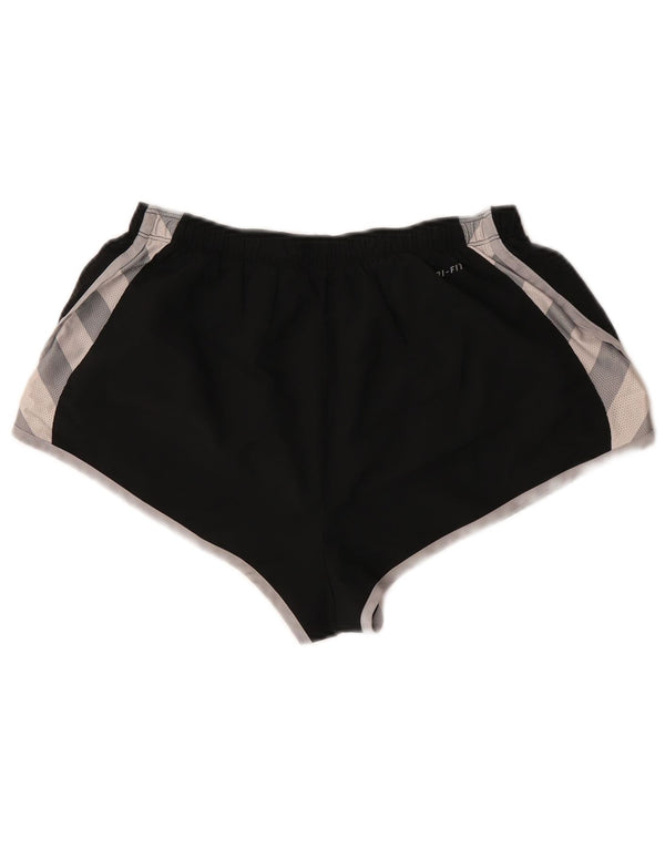 Nike sportsshorts til kvinder Medium W28 L12 Sort Colourblock Polyester