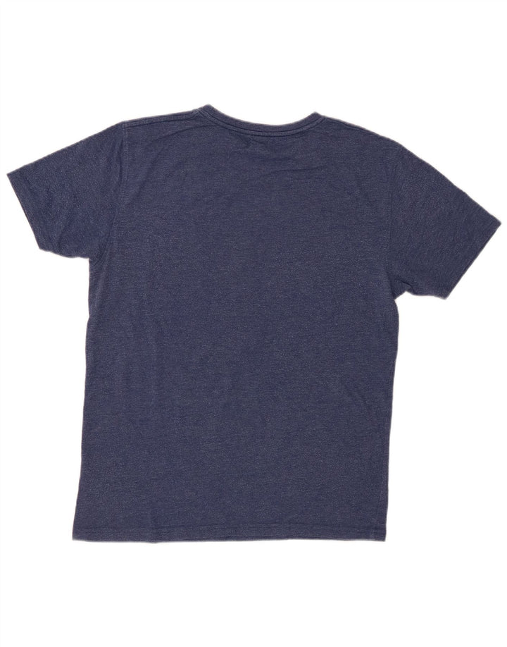 SALTROCK Herre grafisk T-shirt top lille marineblå bomuld