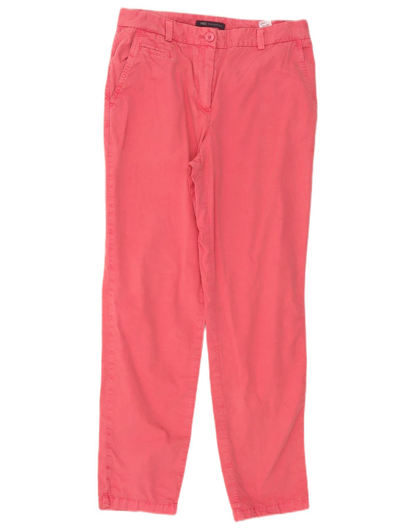 Marks & Spencer Dame Slim Chino Bukser UK 10 Small W30 L28 Pink Bomuld