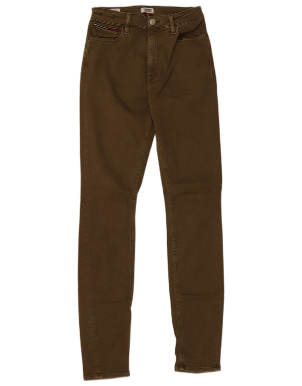 Tommy Hilfiger Kvinder High Rise Slim Jeans W27 L32 Khaki