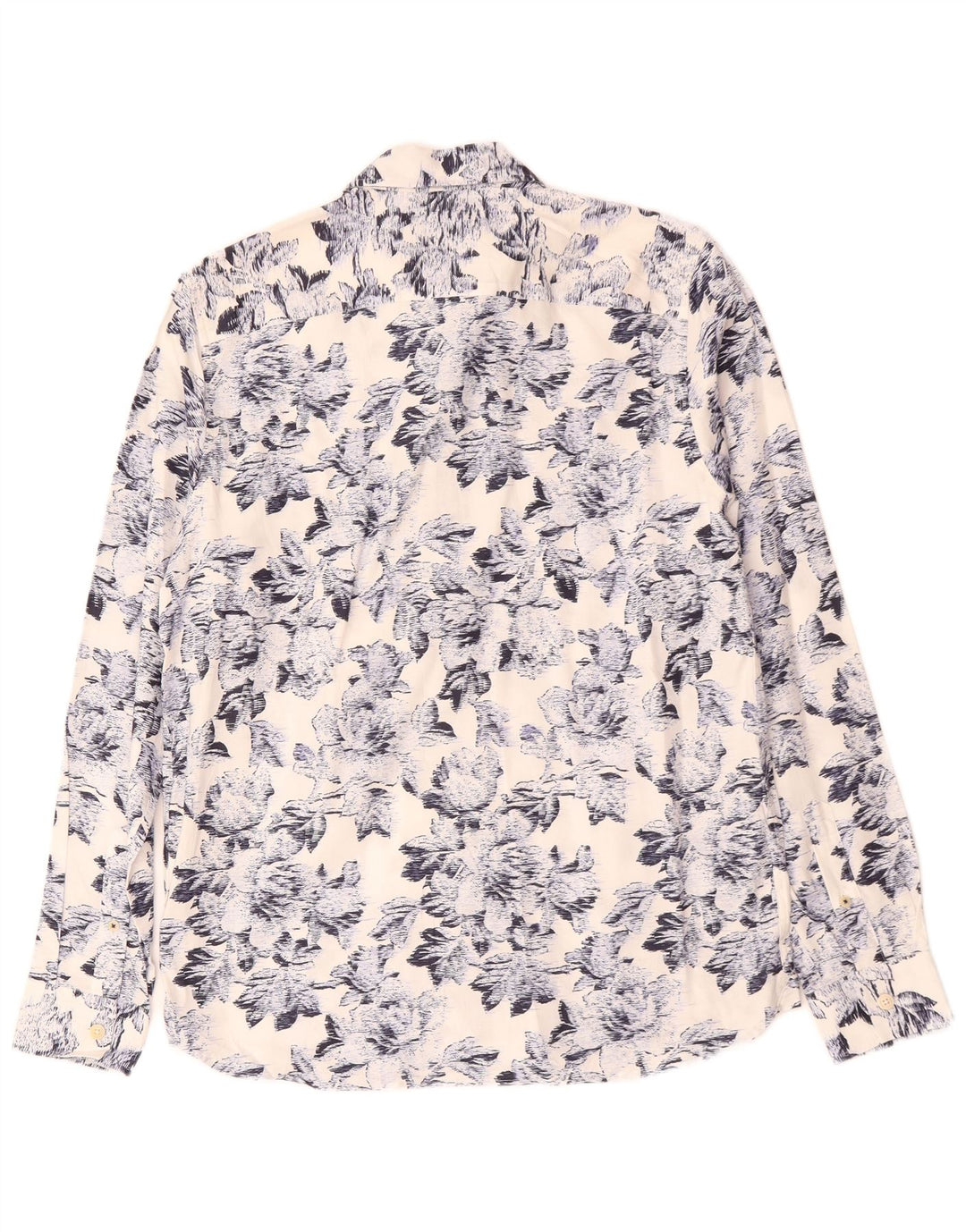 TED BAKER Herreskjorte str. 2 Lille hvid blomstret bomuld