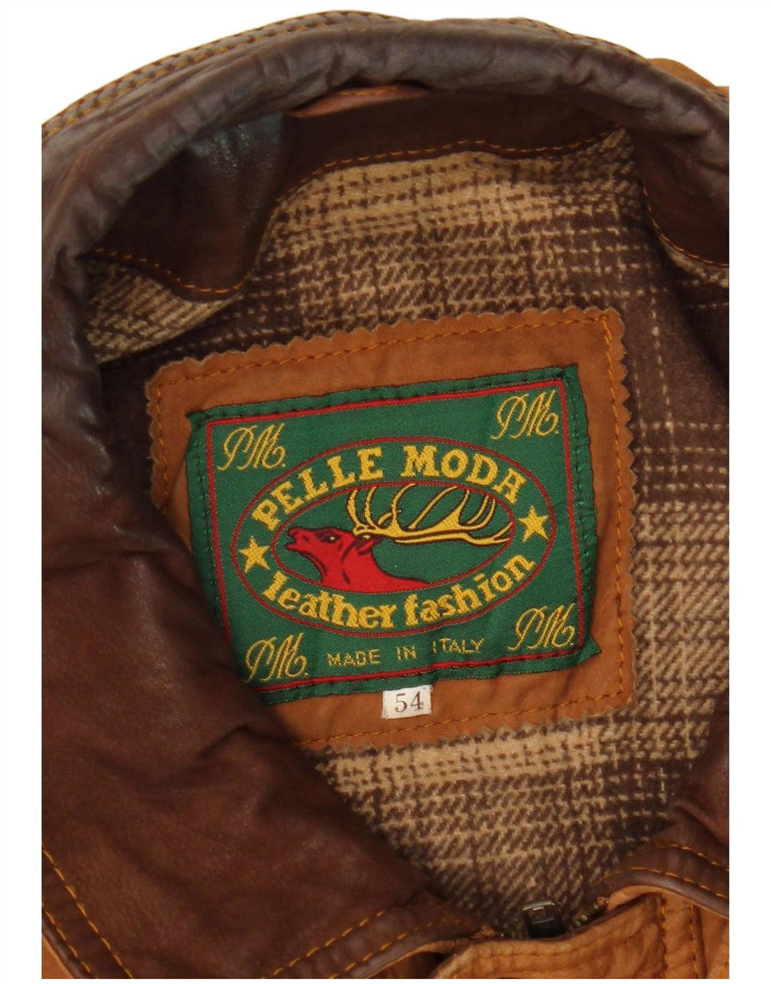 Pelle Moda Herre Ruskindsjakke IT 54 2XL Brunt Læder