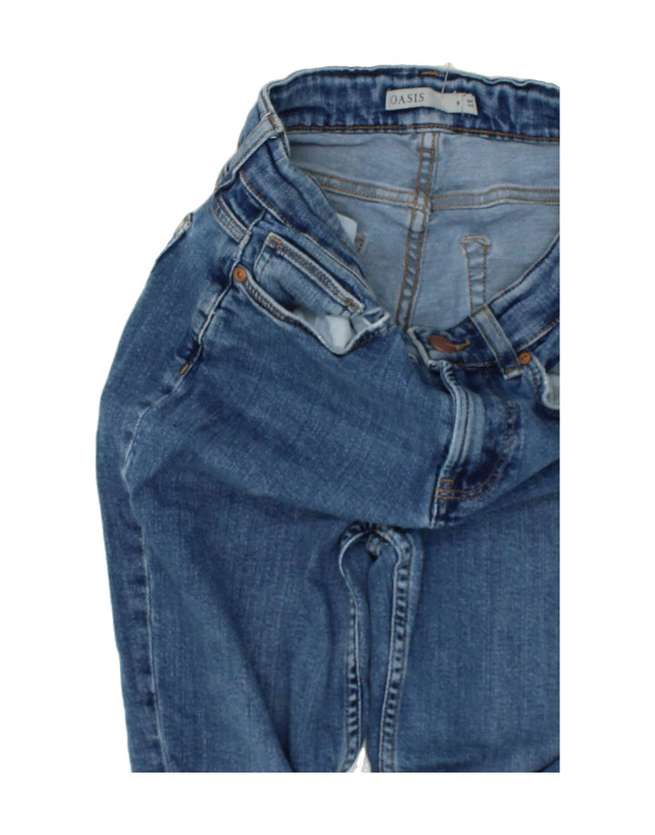 OASIS Womens Straight Jeans UK 8 Small W26 L22 Blue Cotton Vintage Oasis and Second-Hand Oasis from Messina Hembry 