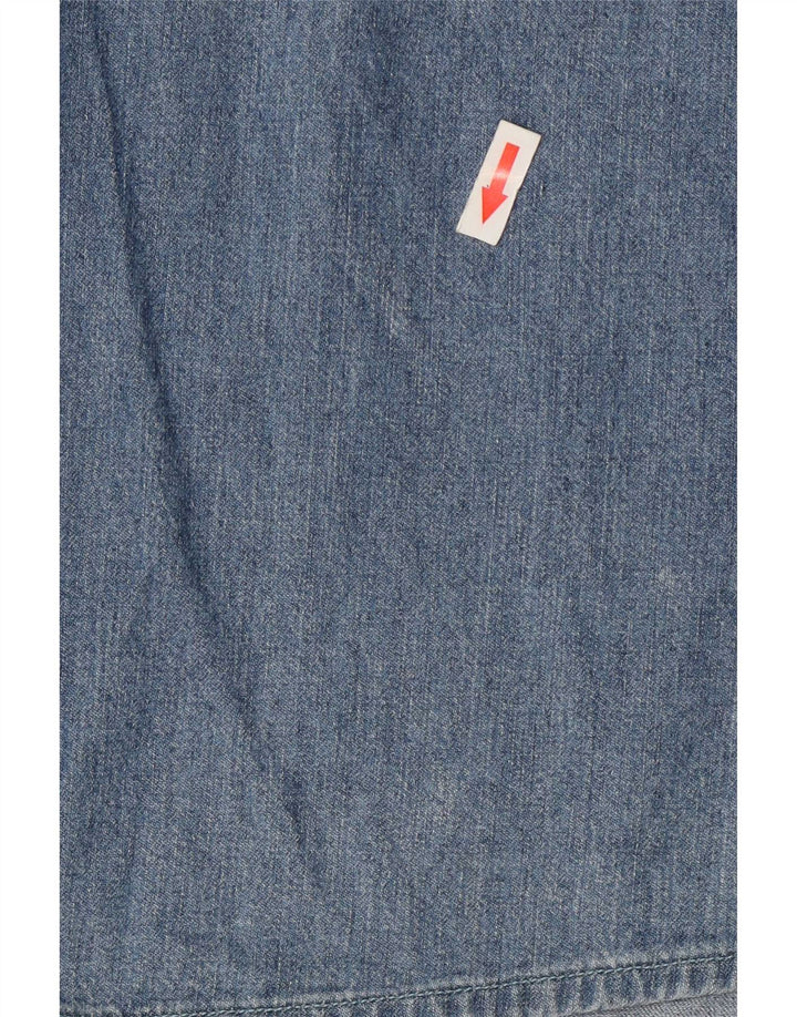 Marlboro Classics Denimskjorte til mænd 2XL Blå Bomuld