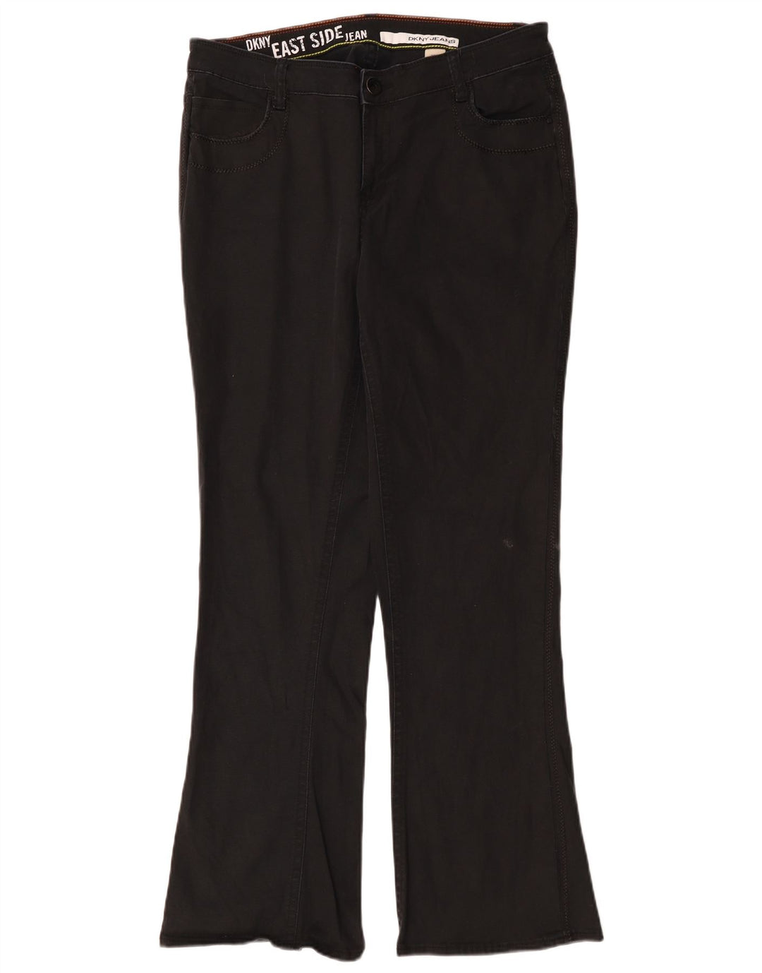 Dkny Dame Bootcut Jeans US 16 2XL W32 L31 Sort Bomuld