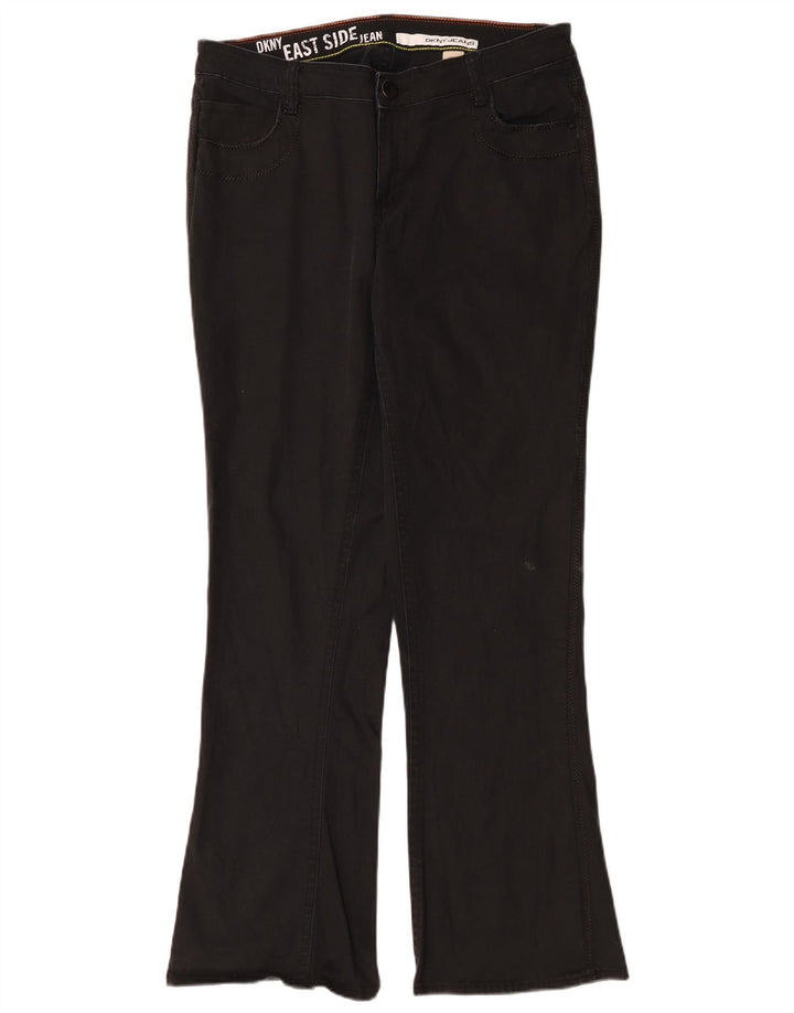 Dkny Dame Bootcut Jeans US 16 2XL W32 L31 Sort Bomuld